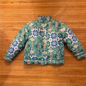 Free People Bunny Slope Printed Puffer size Small NWT